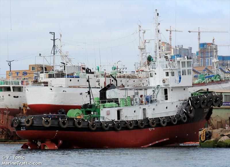 tug 308 (Pusher Tug) - IMO 7812505, MMSI 441517000, Call Sign DUH3436 under the flag of Korea