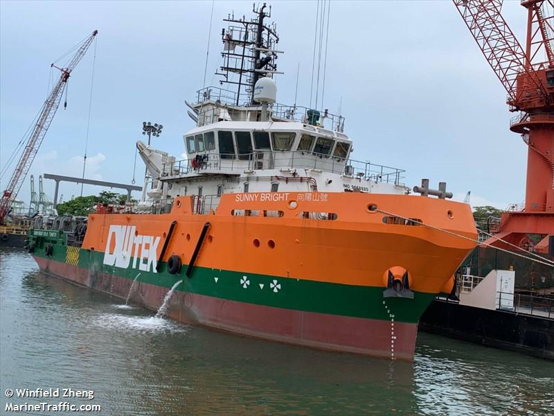 sunny bright (Research Vessel) - IMO 9668520, MMSI 572470220, Call Sign T2SN5 under the flag of Tuvalu