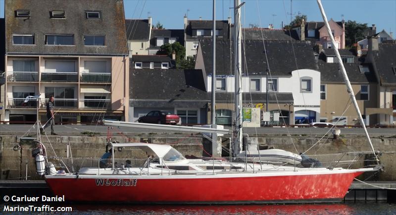 weoflaif (Pleasure craft) - IMO , MMSI 227387070, Call Sign FAD3730 under the flag of France