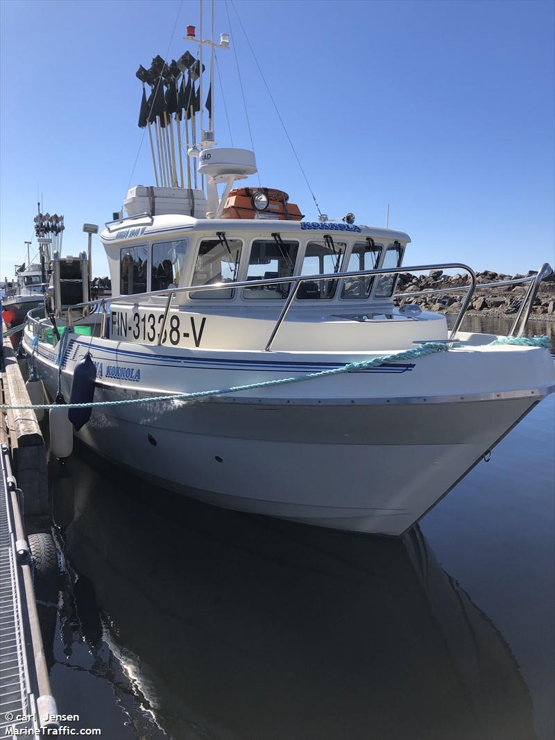 nenna (Fishing vessel) - IMO , MMSI 257344600, Call Sign LM3524 under the flag of Norway
