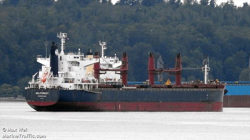 belforest (Bulk Carrier) - IMO 9698185, MMSI 259135000, Call Sign LAQK8 under the flag of Norway
