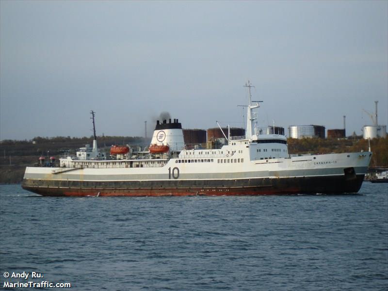 sakhalin10 (Passenger/Ro-Ro Cargo Ship) - IMO 8857667, MMSI 273186400, Call Sign UCDL under the flag of Russia