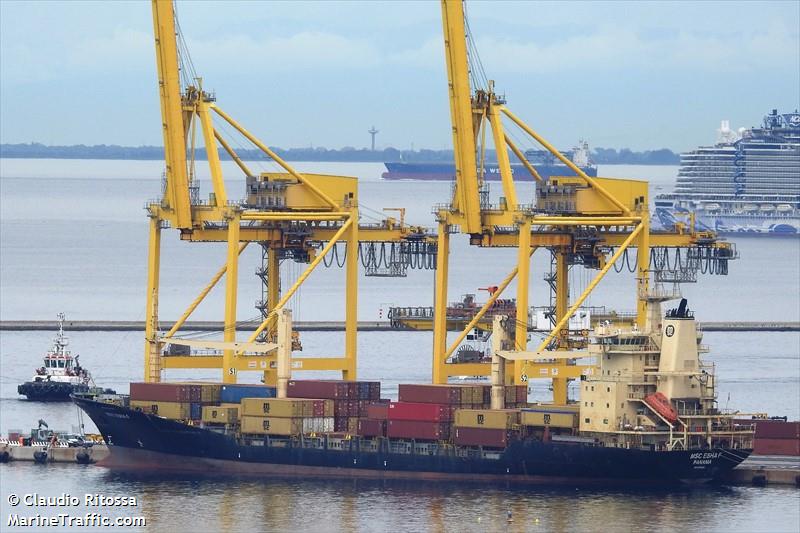 msc esha (Container Ship) - IMO 9004231, MMSI 356505000, Call Sign 3EGB5 under the flag of Panama