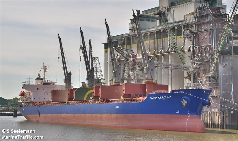 canny caroline (Bulk Carrier) - IMO 9580027, MMSI 538009785, Call Sign V7A5161 under the flag of Marshall Islands