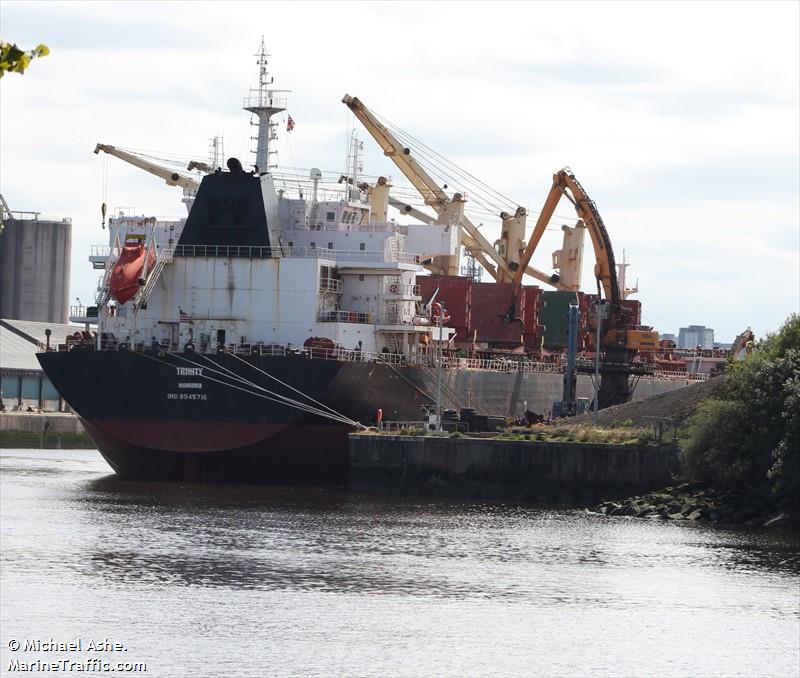 trinity (Bulk Carrier) - IMO 9545716, MMSI 636021609, Call Sign 5LEU6 under the flag of Liberia