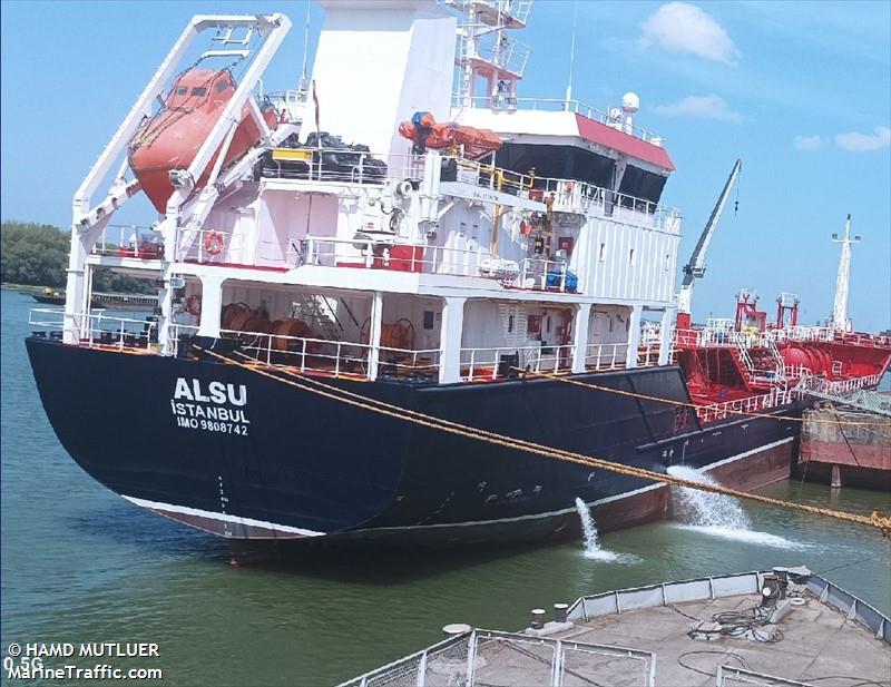 alsu (Chemical/Oil Products Tanker) - IMO 9808742, MMSI 271049453, Call Sign TCA6639 under the flag of Turkey