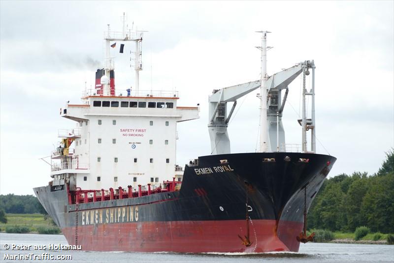 ekmen royal (General Cargo Ship) - IMO 9165865, MMSI 314625000, Call Sign 8PBJ8 under the flag of Barbados