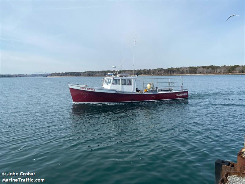 fv mary baker (Fishing vessel) - IMO , MMSI 338441065 under the flag of USA
