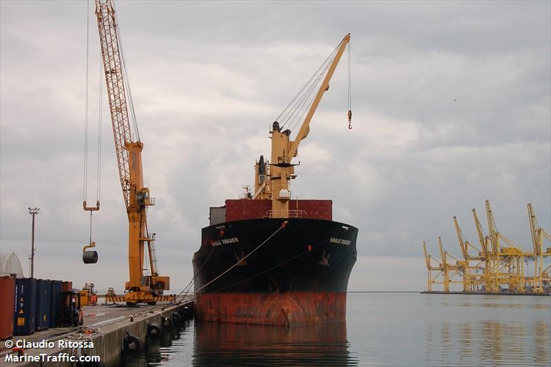 angelina (General Cargo Ship) - IMO 9168154, MMSI 341439000, Call Sign V4QW4 under the flag of St Kitts & Nevis