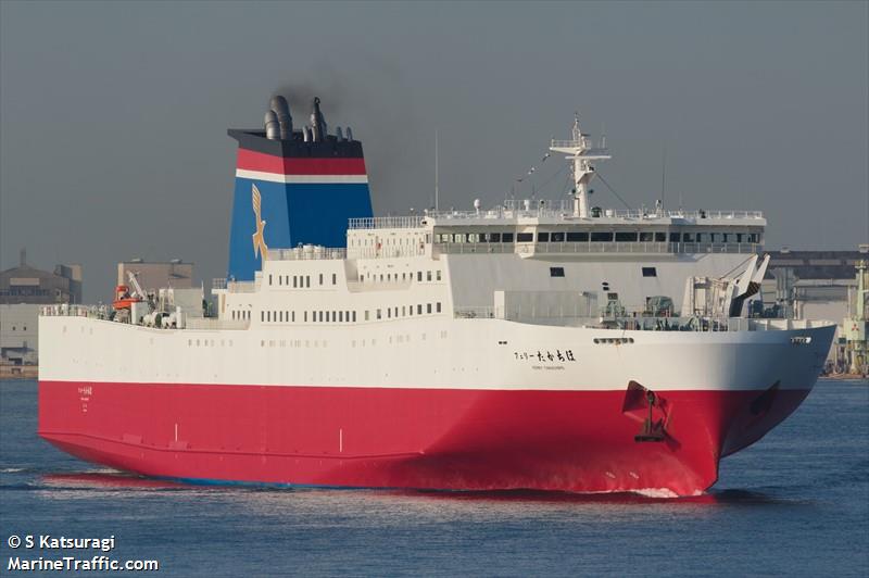 ferry takachiho (Passenger/Ro-Ro Cargo Ship) - IMO 9913444, MMSI 431018821, Call Sign 7KLB under the flag of Japan