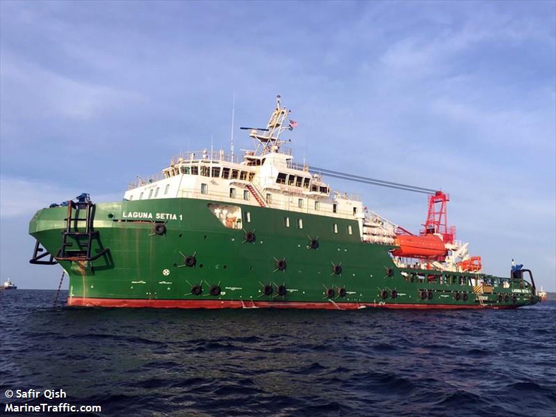 laguna setia1 (Offshore Support Vessel) - IMO 9809899, MMSI 533130572, Call Sign 9MWK4 under the flag of Malaysia
