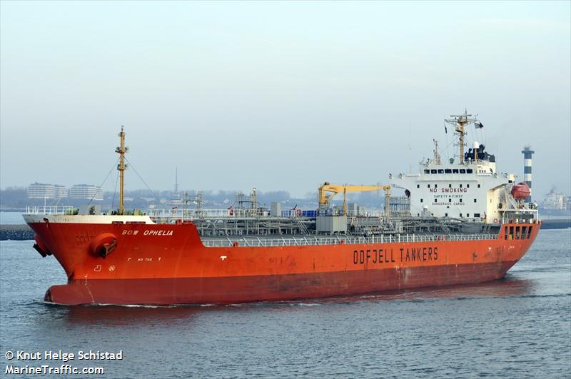 no.2 ocean pioneer (Chemical/Oil Products Tanker) - IMO 9340439, MMSI 538009910, Call Sign V7A5325 under the flag of Marshall Islands