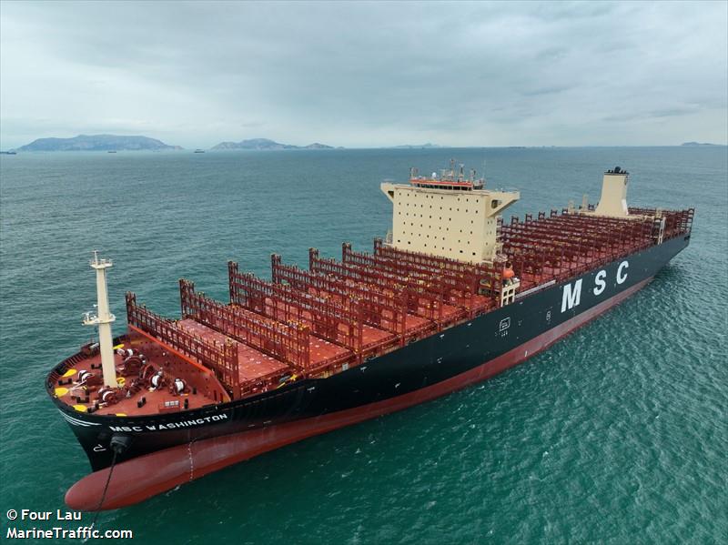 msc washington (Container Ship) - IMO 9908047, MMSI 636021365, Call Sign 5LDP4 under the flag of Liberia