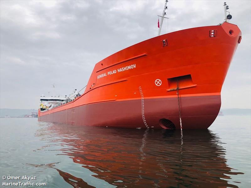 gen. polad hashimov (Chemical/Oil Products Tanker) - IMO 9575307, MMSI 636021708, Call Sign 5LFH9 under the flag of Liberia