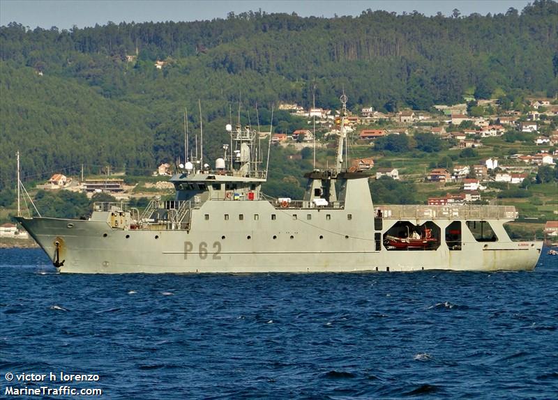 alboran (Military ops) - IMO , MMSI 224640000, Call Sign EBBS under the flag of Spain