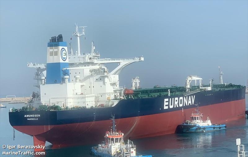 amundsen (Crude Oil Tanker) - IMO 9728722, MMSI 228427700, Call Sign FMSV under the flag of France