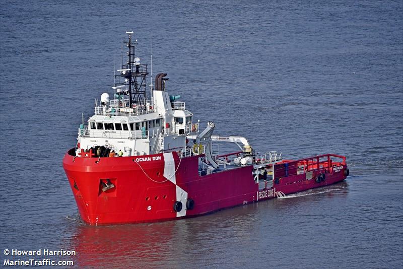 ocean don (Offshore Tug/Supply Ship) - IMO 9421556, MMSI 232041453, Call Sign MLIB5 under the flag of United Kingdom (UK)