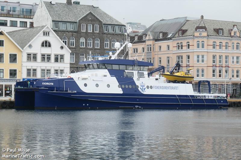fjorgyn (Fishing Support Vessel) - IMO 9933365, MMSI 259007800, Call Sign LGSM under the flag of Norway