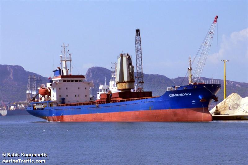 liva imamoglu (General Cargo Ship) - IMO 9437347, MMSI 271049621, Call Sign TCA6738 under the flag of Turkey