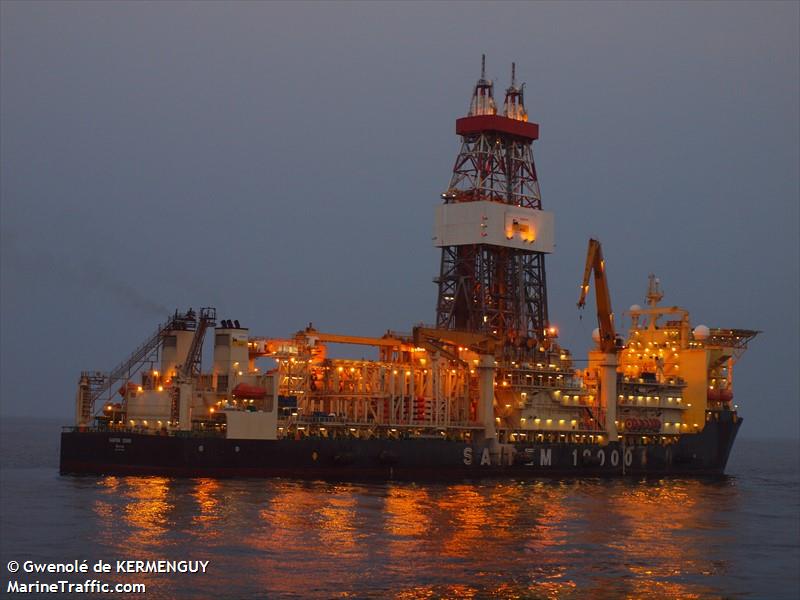 saipem12000 (Drilling Ship) - IMO 9437359, MMSI 311030700, Call Sign C6YF4 under the flag of Bahamas