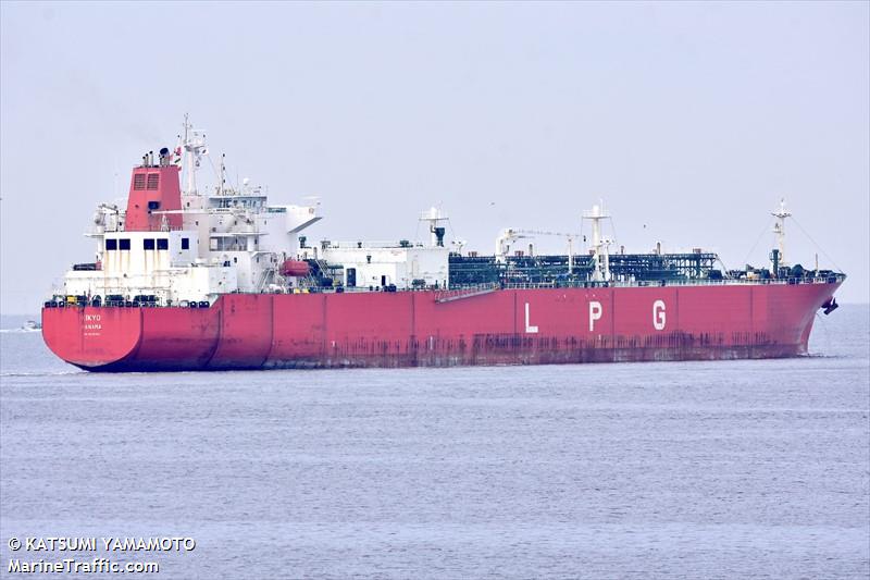 kikyo (LPG Tanker) - IMO 9415703, MMSI 371208000, Call Sign H9ZX under the flag of Panama