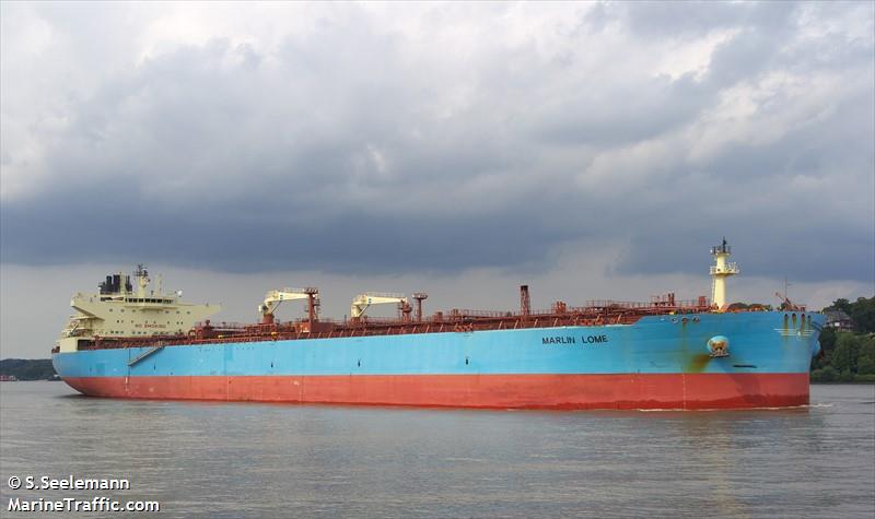 marlin lome (Crude Oil Tanker) - IMO 9823572, MMSI 538009957, Call Sign V7A5390 under the flag of Marshall Islands