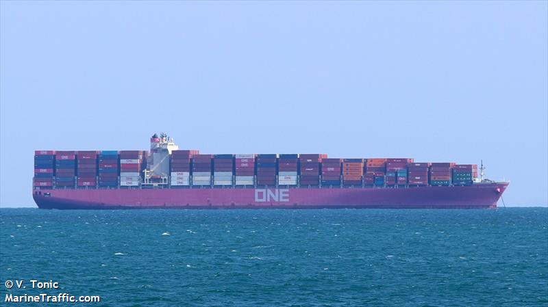 one contribution (Container Ship) - IMO 9629914, MMSI 636021649, Call Sign 5LEZ8 under the flag of Liberia