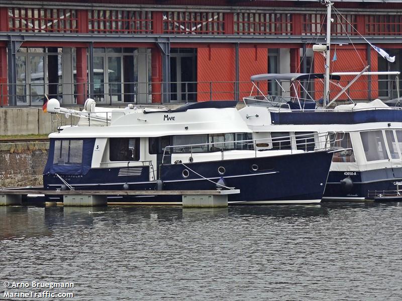 mare (Pleasure craft) - IMO , MMSI 211833340, Call Sign DF5663 under the flag of Germany