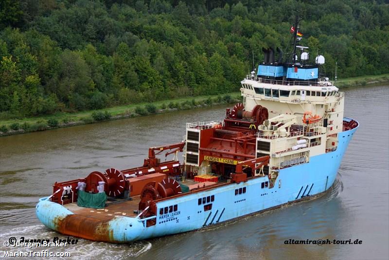 maersk leader (Offshore Tug/Supply Ship) - IMO 9425710, MMSI 220577000, Call Sign OUHD2 under the flag of Denmark
