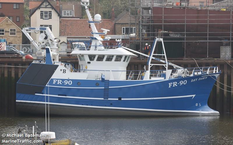 day dawn fr90 (Fishing Vessel) - IMO 9934022, MMSI 232041003, Call Sign MLCO6 under the flag of United Kingdom (UK)