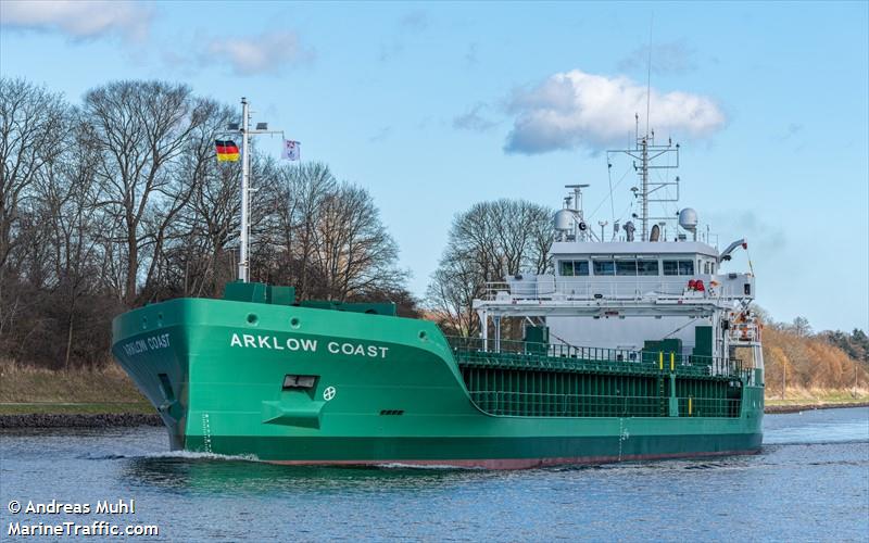 arklow coast (General Cargo Ship) - IMO 9757151, MMSI 250006644, Call Sign EIZS4 under the flag of Ireland