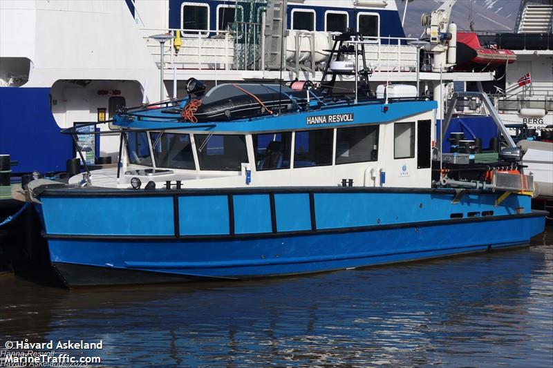 hanna resvoll (Diving ops) - IMO , MMSI 258021770, Call Sign LF7363 under the flag of Norway