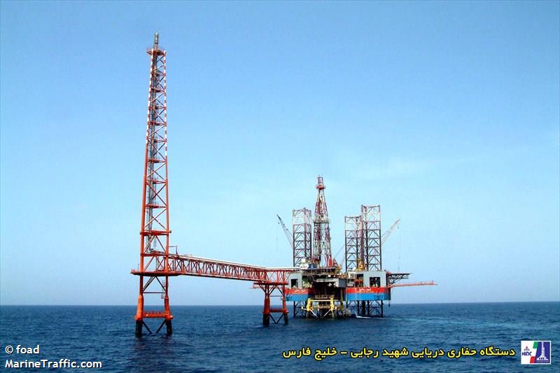 sh.rajaie (Drilling Ship) - IMO 8755285, MMSI 422273000, Call Sign EQZD under the flag of Iran
