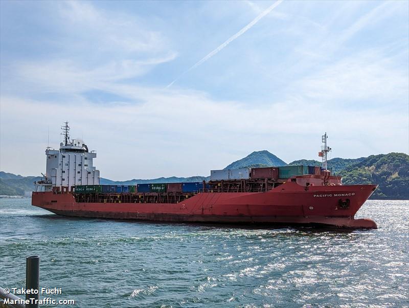 pacific monaco (Container Ship) - IMO 9351103, MMSI 563156800, Call Sign 9V7999 under the flag of Singapore