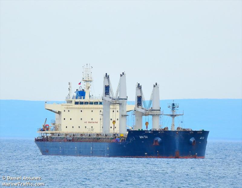 mai tai (Bulk Carrier) - IMO 9709221, MMSI 636021719, Call Sign 5LFJ4 under the flag of Liberia