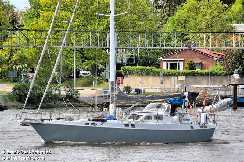 mornay (Sailing vessel) - IMO , MMSI 219021868, Call Sign OXDS under the flag of Denmark