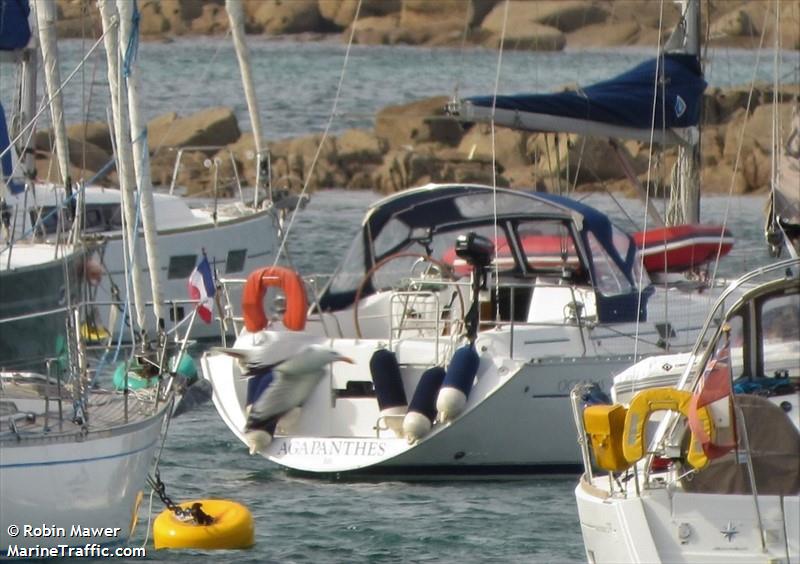 agapanthes (Sailing vessel) - IMO , MMSI 227551710, Call Sign FGD2672 under the flag of France