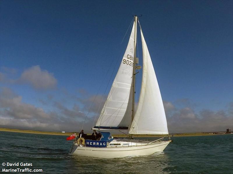 herrag (Pleasure craft) - IMO , MMSI 235086422, Call Sign MJLR3 under the flag of United Kingdom (UK)