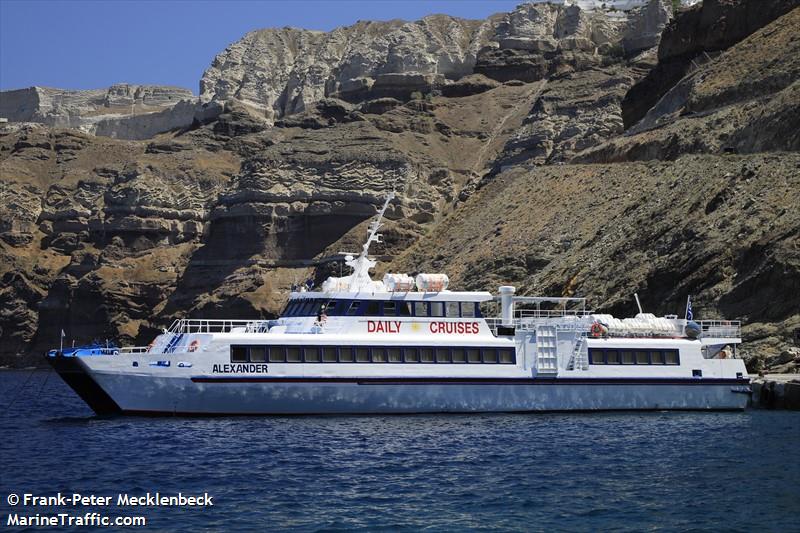 alexander (Passenger Ship) - IMO 8514899, MMSI 237133300, Call Sign SX8191 under the flag of Greece