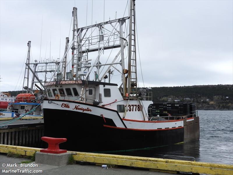 elite navigator (Fishing vessel) - IMO , MMSI 316001995 under the flag of Canada