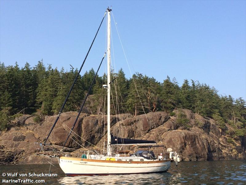 sea bear (Sailing vessel) - IMO , MMSI 316036993 under the flag of Canada