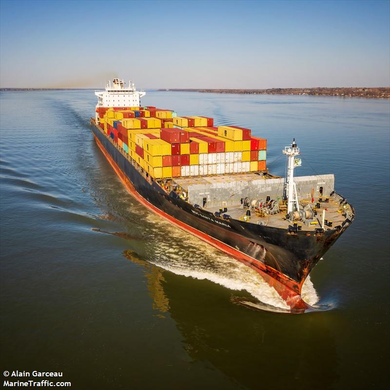 msc santa maria (Container Ship) - IMO 9290426, MMSI 352001168, Call Sign 3E3434 under the flag of Panama