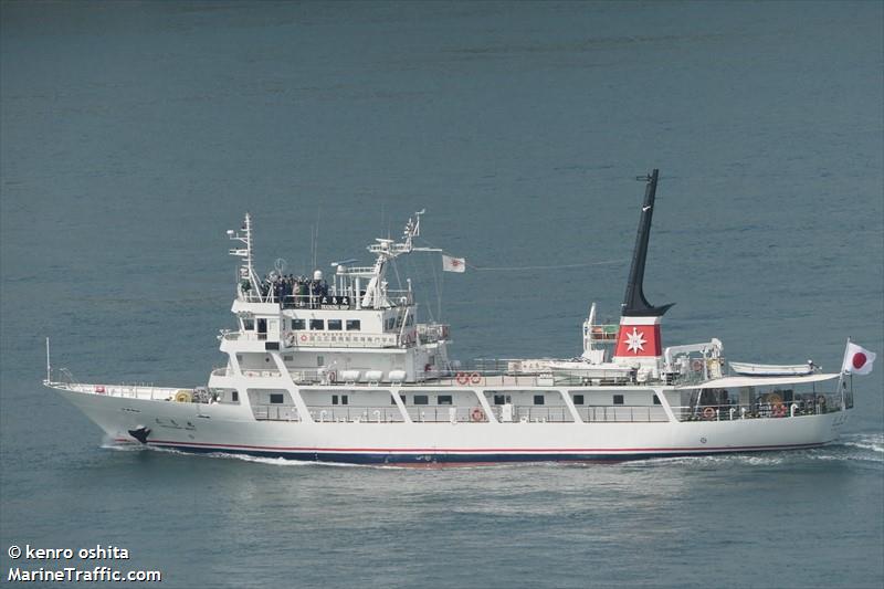 hiroshima maru (Training Ship) - IMO 9160815, MMSI 431911000, Call Sign JERM under the flag of Japan