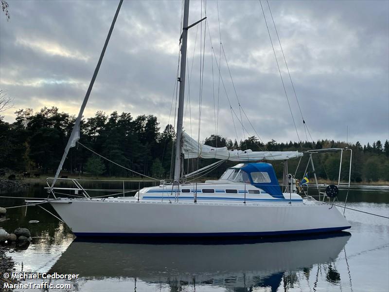 mejja (Sailing vessel) - IMO , MMSI 265029640, Call Sign SFC6681 under the flag of Sweden