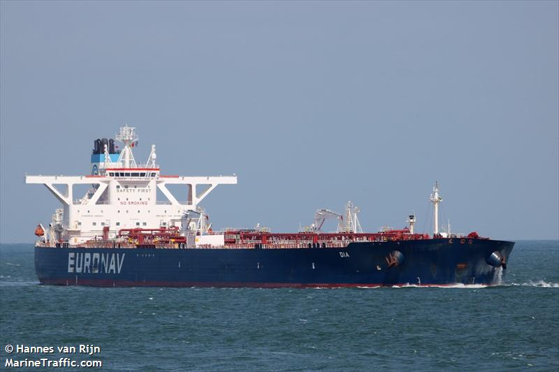 dia (Crude Oil Tanker) - IMO 9723071, MMSI 228427800, Call Sign FMSW under the flag of France