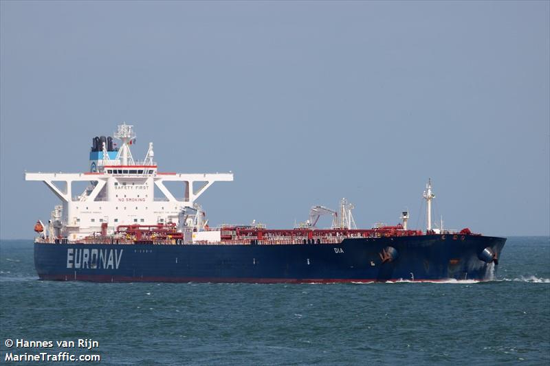 dia (Crude Oil Tanker) - IMO 9723071, MMSI 228427800, Call Sign FMSW under the flag of France