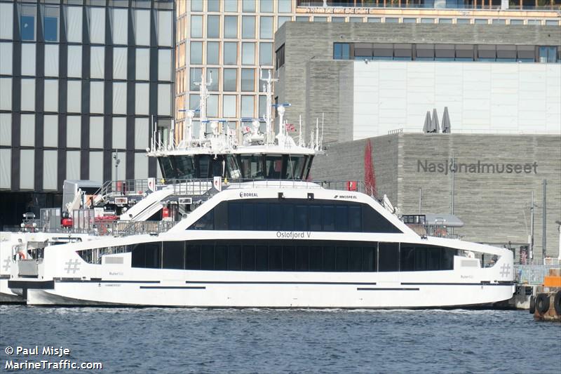 oslofjord v (Passenger Ship) - IMO 9914618, MMSI 259004190, Call Sign LGLT under the flag of Norway