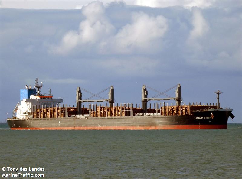 lignum fiber (Bulk Carrier) - IMO 9897963, MMSI 352001205, Call Sign 3E3465 under the flag of Panama