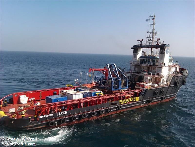 sarem (Offshore Tug/Supply Ship) - IMO 9415363, MMSI 376833000, Call Sign J8B4017 under the flag of St Vincent & Grenadines