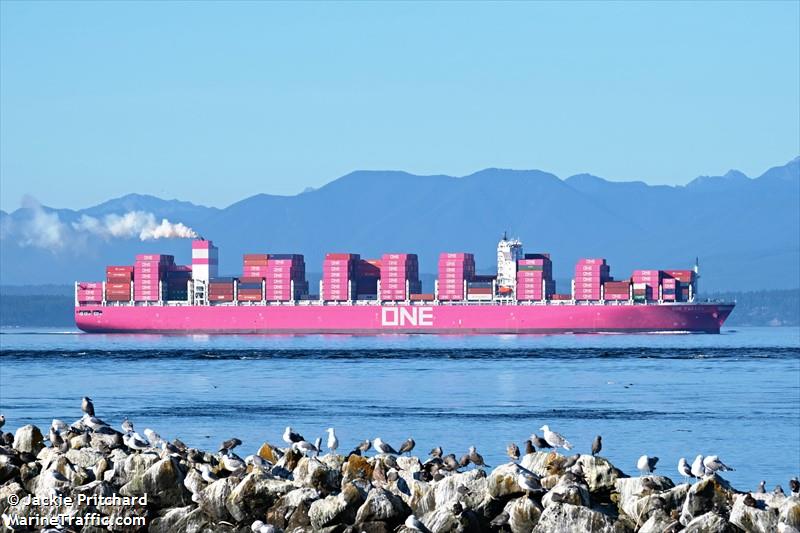 one parana (Container Ship) - IMO 9937335, MMSI 477809400, Call Sign VRUN6 under the flag of Hong Kong